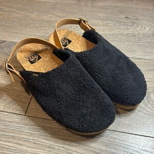 Reef Women’s Beach Bum Sage Black Clogs